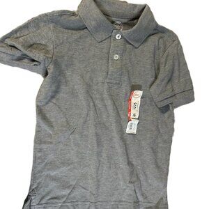 NWT Boys Wonder Nation Gray Polo - XS (4-5)